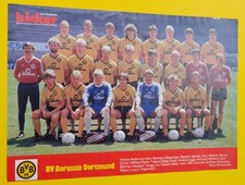 1987/88 BORUSSIA DORTMUND ⚽ "kicker Mannschaftsbild" A4 - BVB - Bundesliga⚽