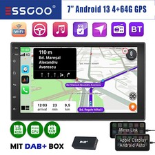 DAB+ Doppel DIN 4+64GB Android