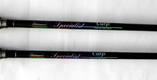 2 x shakespeare specialist karpfenrute 3-Teilig 12FT 3LBS + 12FT 2,75 LBS