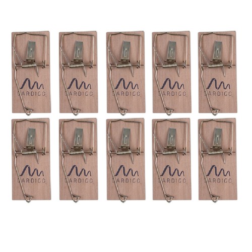 Mausefalle 10er set holz - set,