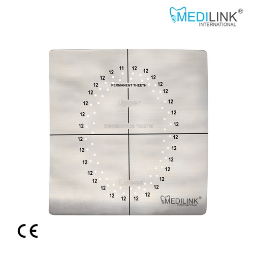 Dental rubber dam punch - dam, hole