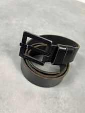 Ledergürtel schwarz Vintage