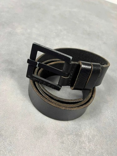 Ledergürtel schwarz vintage - ledergürtel,