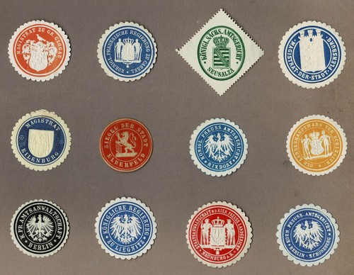 Konvolut siegelmarken - konvolut, 12