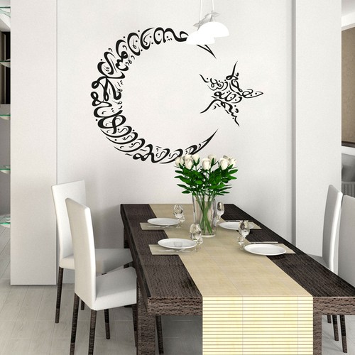 Wandtattoo mondsichel und - mondsichel,