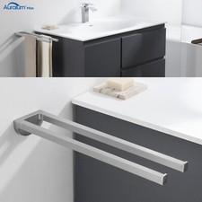 2-armig Handtuchhalter Handtuch Halter Doppel Wand Bad Handtuchstange Edelstahl 