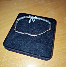 NIKKEN Armband mit Platin-Ton, Länge 21cm  /  Magnettechnologie, nie getragen