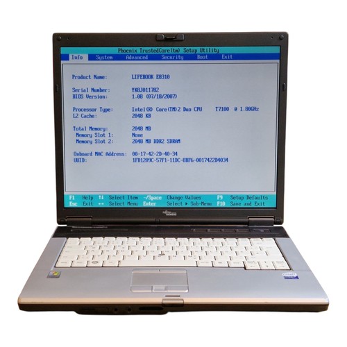 Fujitsu siemens lifebook e8310 - fujitsu,