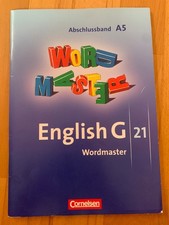 Cornelsen, English G 21, Wordmaster, Abschlussband A5, neu