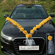 ROSEN GIRLANDE Autoschmuck