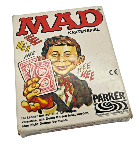 Mad kartenspiel 1980 parker - mad,