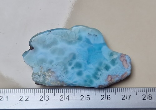 Larimar scheibe poliert - larimar,