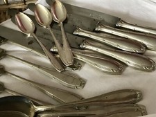 Antik Alpacca Besteck 15 T