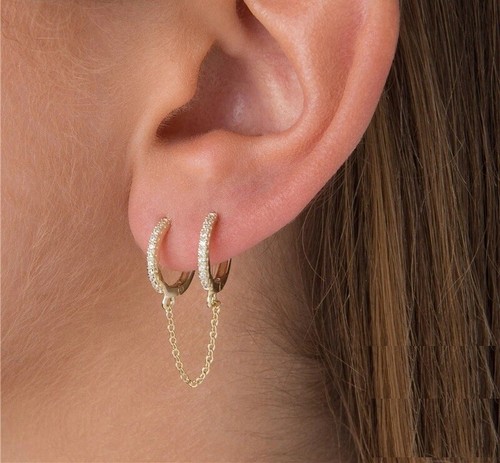 Diamond hoop chain 12mm