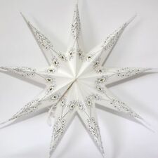 Stern Papierstern Weihnachtsstern Leuchtstern Lampe Papier Weiß 15   2.Wahl