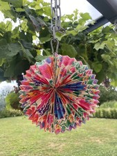 ?7x Laternen Papierlaternen Retro Konvolut Lampions Papaierlampignons Party?