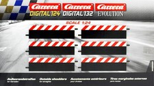 Carrera 20560 - Digital 132/124 Randstreifen für Gerade (6 Stück)