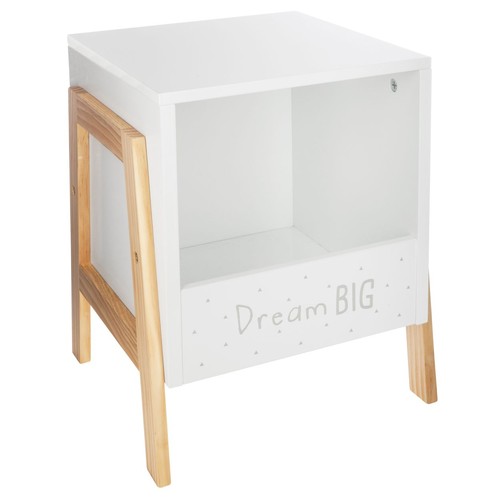 Kinderbuchregal weiß braun