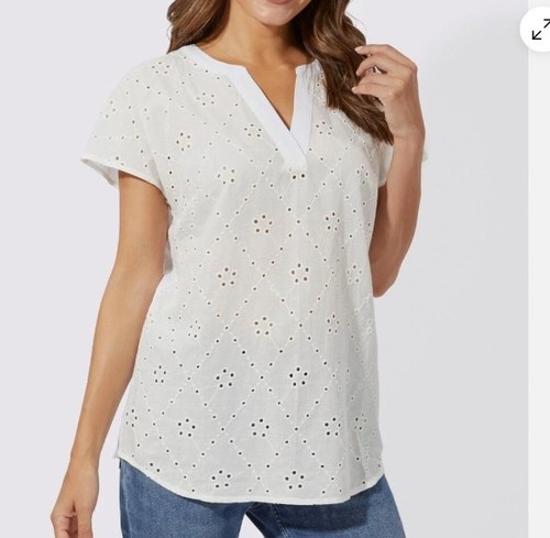 Damen sommerbluse 42 - 42, mit