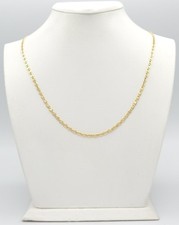 585 Gold Kette 45cm Figaro NEU 14 Karat Gelbgold Halskette 2,94g