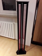 CD-Ständer Holz, schwarz-rot