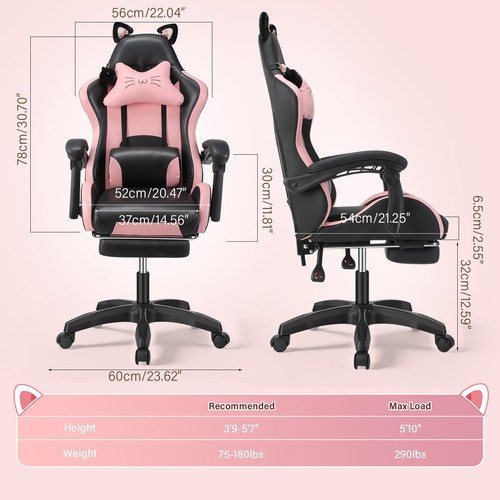 Gaming stuhl mit kopfstütze - gaming-stuhl,,