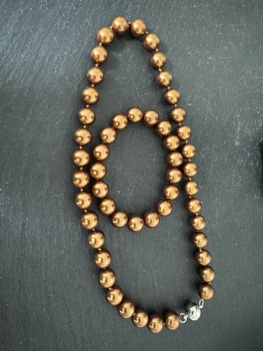 Muschelkernperlen set kette - set,