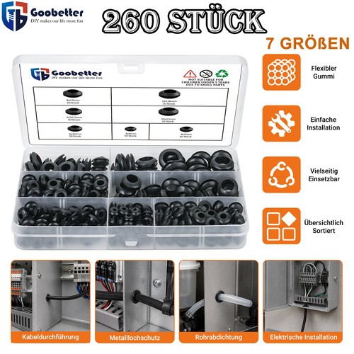 260stück gummitüllen - 260stück,