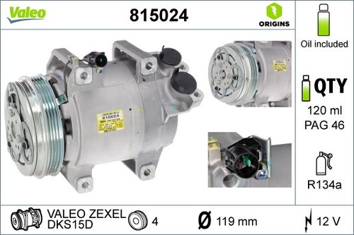 Valeo kompressor klimaanlage - kompressor,,