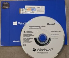Microsoft Windows 7 Professional mit SP1, Deutsch, 32 Bit