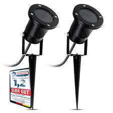 2 Gartenstrahler mit Erdspieß