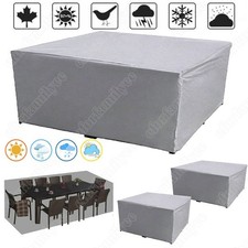 Wasserdicht Gartenmöbel Abdeckung UV Abdeckplane für Gartentische Terrassenmöbel