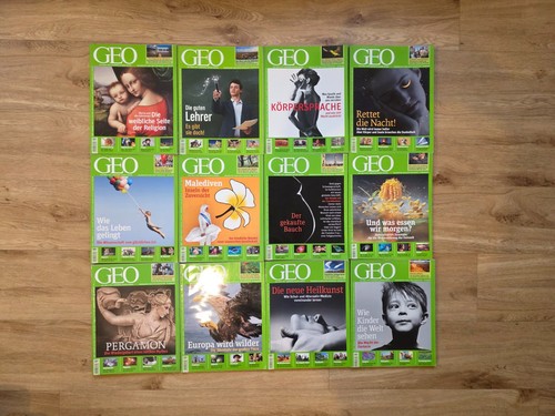 Geo zeitschriften jahrgang - geo, zeitschriften,