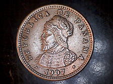 Panama 1/2 Centesimo 1907 - Balboa/Wertangabe - Kupfer/Nickel - Top Erhaltung