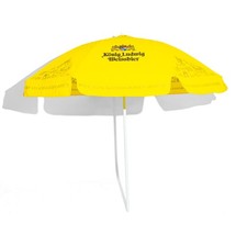 König Ludwig Bier Sonnenschirm Sonnenschutz gelbe Ausführung Knickbar