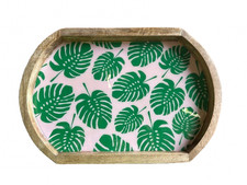 Großes Mangoholz Deko Tablett