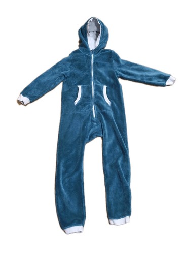 Plüschiger hausanzug overall - plüschiger,