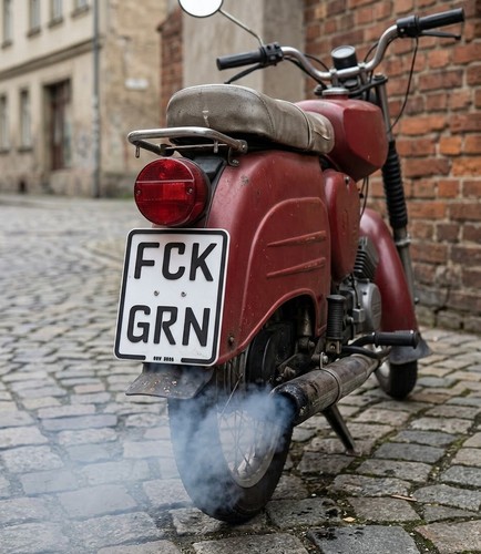 Moped kennzeichen mofa simson - kennzeichen,
