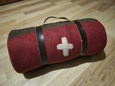Schweizer Armee Wolldecke mit