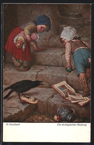 Künstler hermann kaulbach - künstler-ak,
