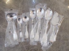 BSF Augsburger Faden Satz 8 Vorleger Vorlegeteile in Edelstahl 18/10 TOP !