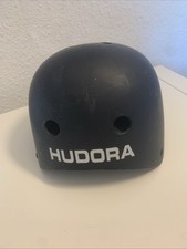 Hudora Kinder, Jungen Helm ￼Fahrradhelm, Skaterhelm Schwarz M