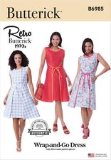 Schnittmuster retro kleid 70er - schnittmuster,