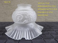 Glas lampenschirm jugendstil - glas,