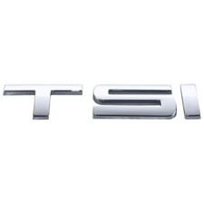 Schriftzug Logo TSI Chrom Seat