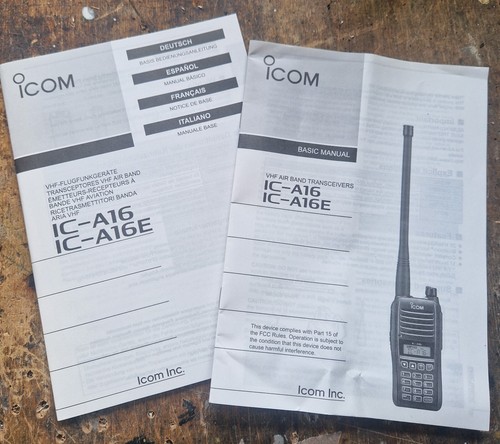 Flugfunkgerät icom a16 - icom, ic-a16
