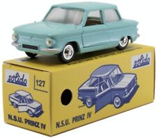 Modellauto Maßstab 1:43 Solido NSU PRINZ IV TURQUOISE CLUB Modellbau Vintage