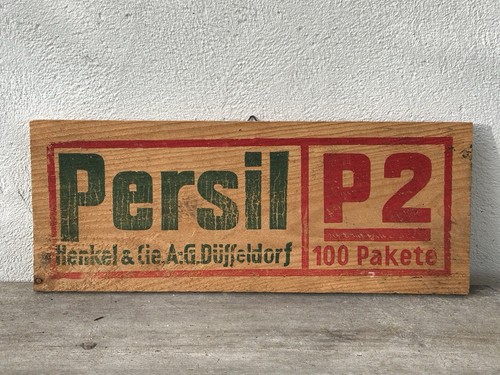 Persil altes schild holz - persil,
