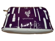 Younique Kosmetiktasche Lila Grafisch Kosmetik-Motive Feminin 24x15cm Damen