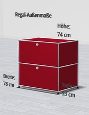 USM Haller Sideboard - Rot - 2